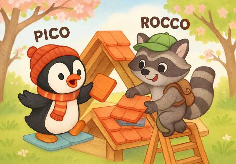 111863 Kinder - Pico und Rocco Puzzle