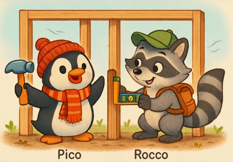 111858 Kinder - Pico und Rocco Puzzle