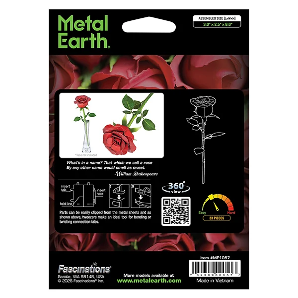 Metal Earth® - Red Rose