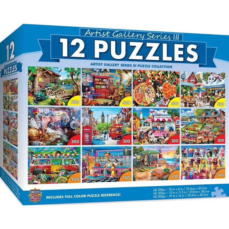 DMG Artist Gallery Series III (12 Puzzles) (DAMAGED BOX)