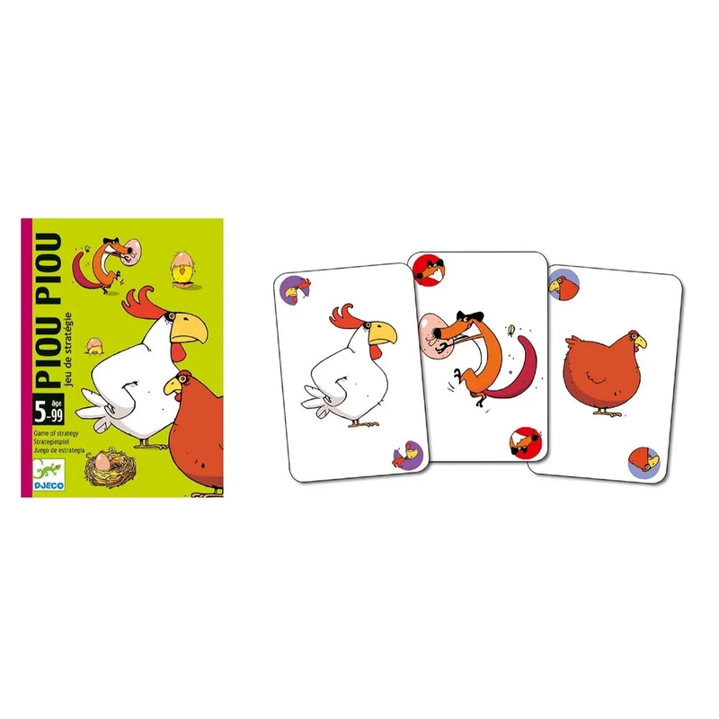 Djeco Kartenspiel Piou Piou