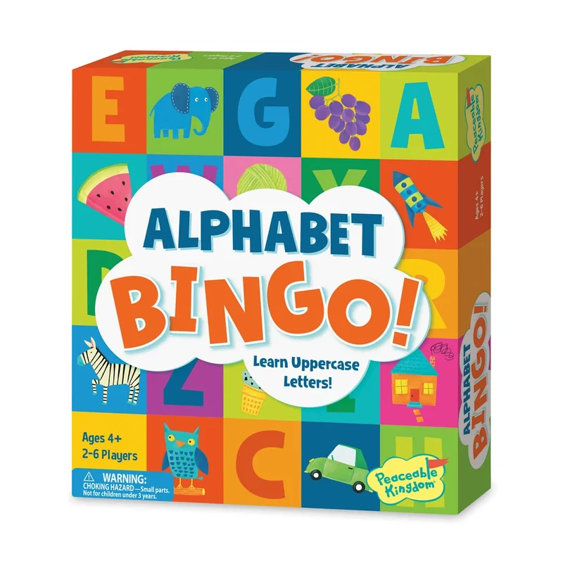 Alphabet Bingo Board Game