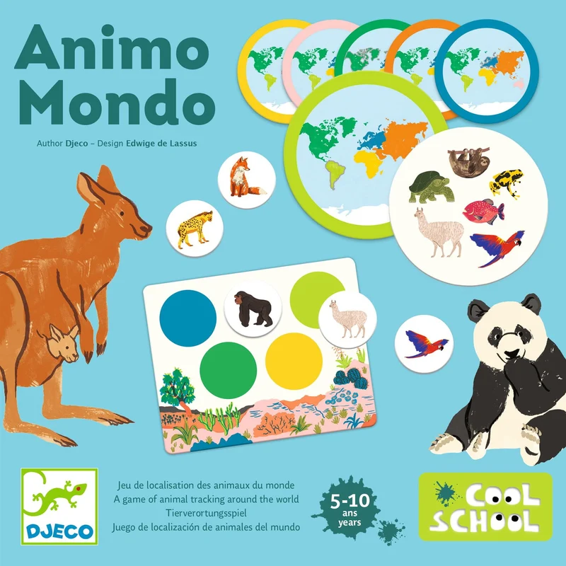 Lernspiel Lotto – Tiere der Welt