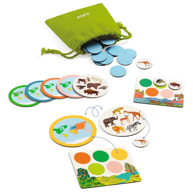 Lernspiel Lotto – Tiere der Welt