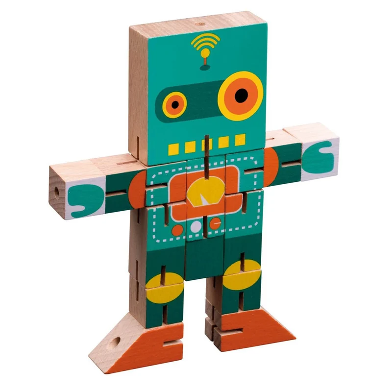 Puzzle Robot Cube, 15 Teile