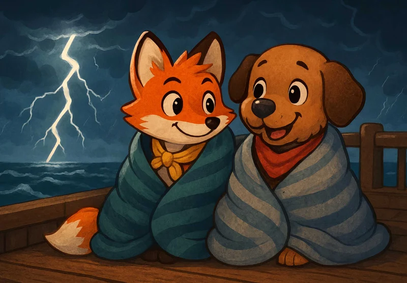 111698 Kinder - Finn und Wuff Puzzle
