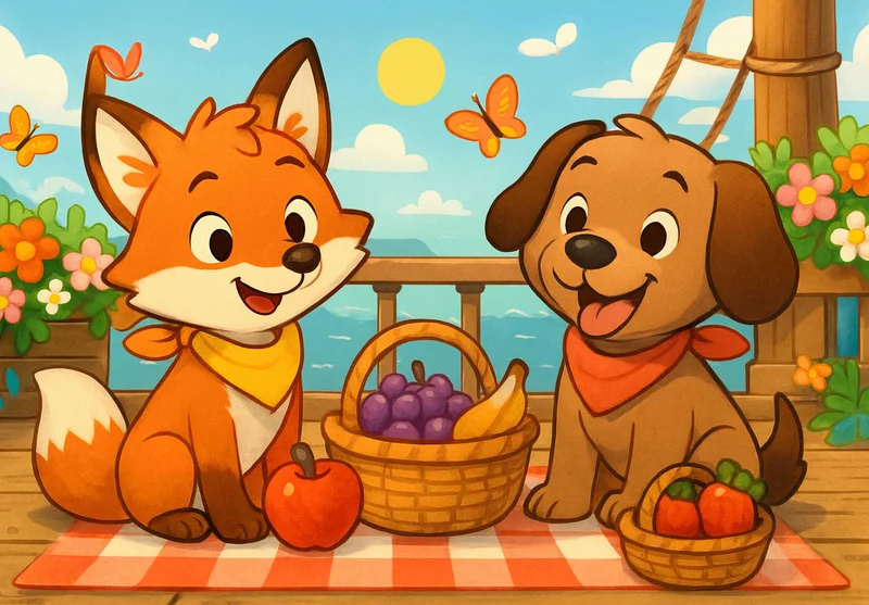 111663 Kinder - Finn und Wuff Puzzle