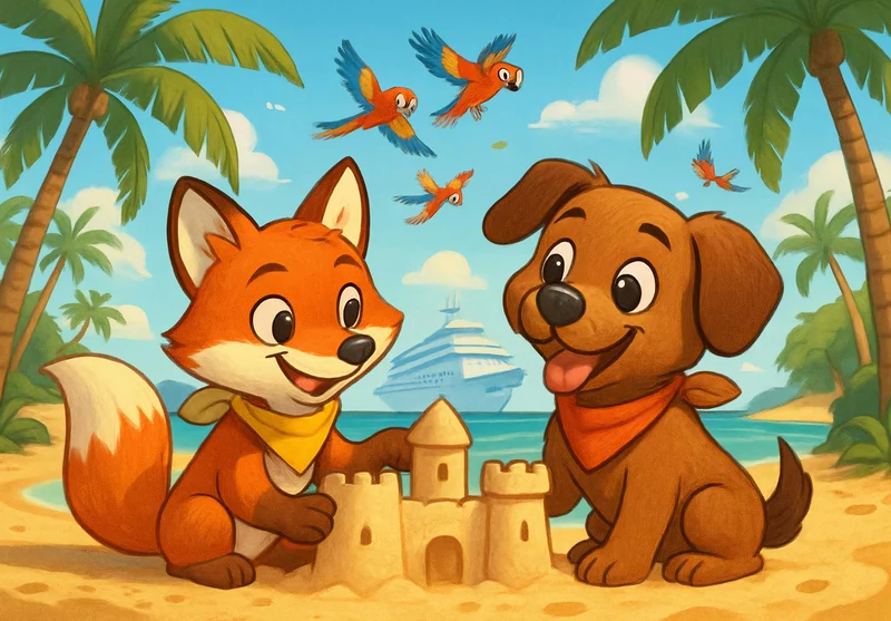 111658 Kinder - Finn und Wuff Puzzle