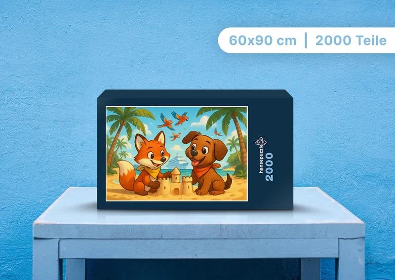 111658 Kinder - Finn und Wuff Puzzle