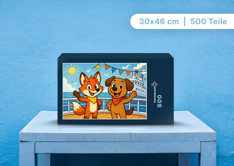 111643 Kinder - Finn und Wuff Puzzle