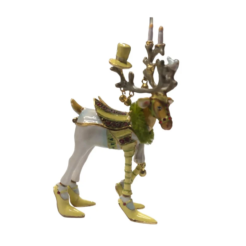 Krinkles - Juwelen - und Pillendose Rentier Prancer
