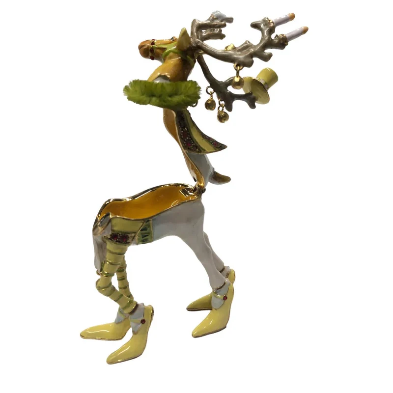 Krinkles - Juwelen - und Pillendose Rentier Prancer