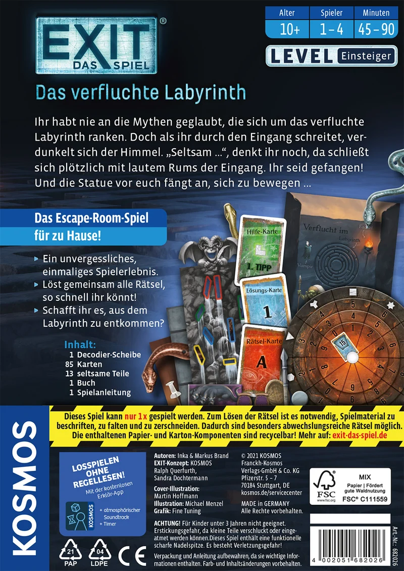 EXIT® - Das Spiel: Das verfluchte Labyrinth