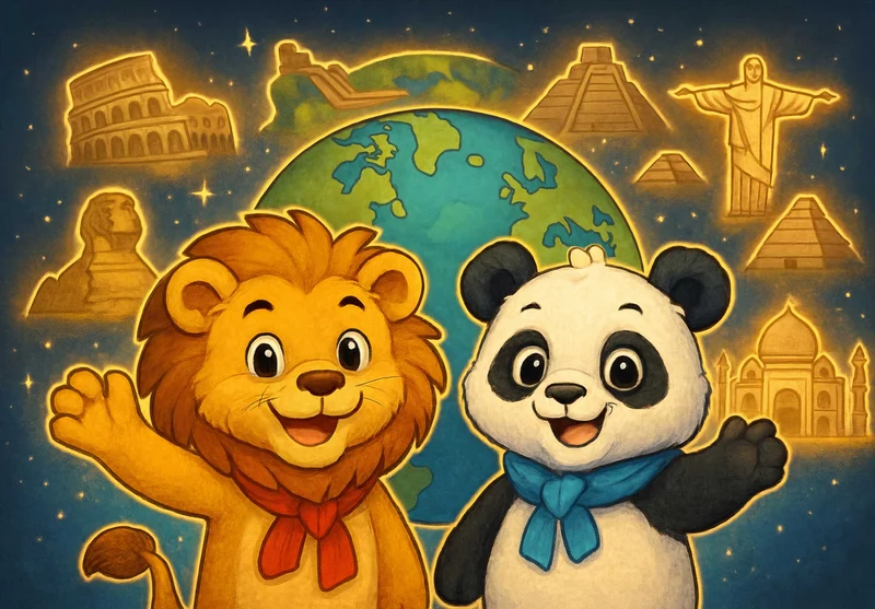 111448 Kinder - Buschi und Pippin Puzzle
