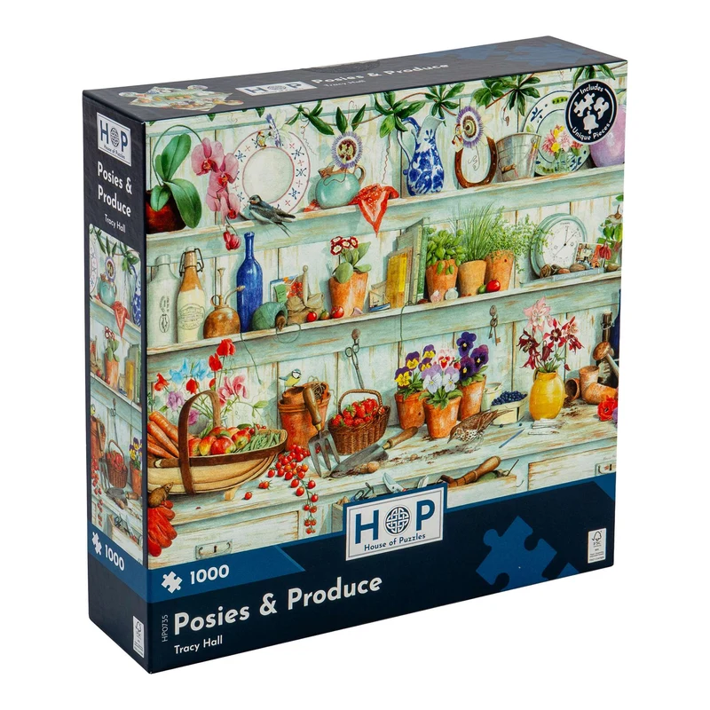 Posies & Produce 1000 Piece Puzzle