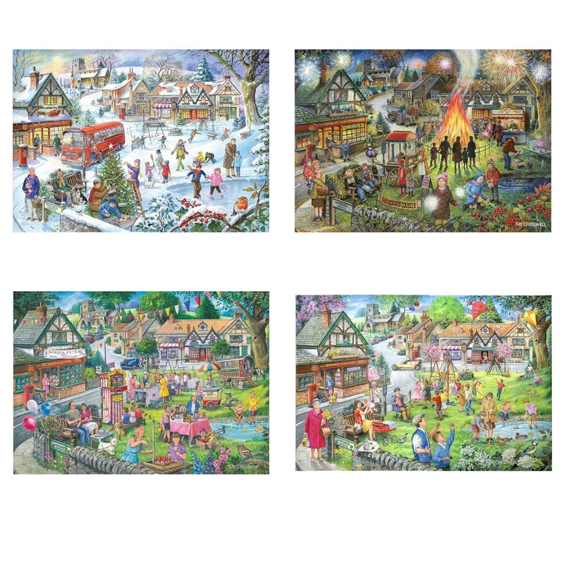 Seasons On The Green - 4 x 500 Piece