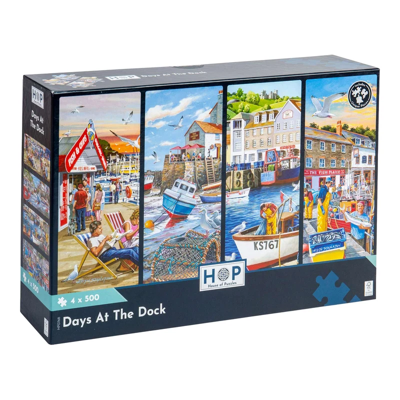 Days At The Dock - 4 x 500 Piece