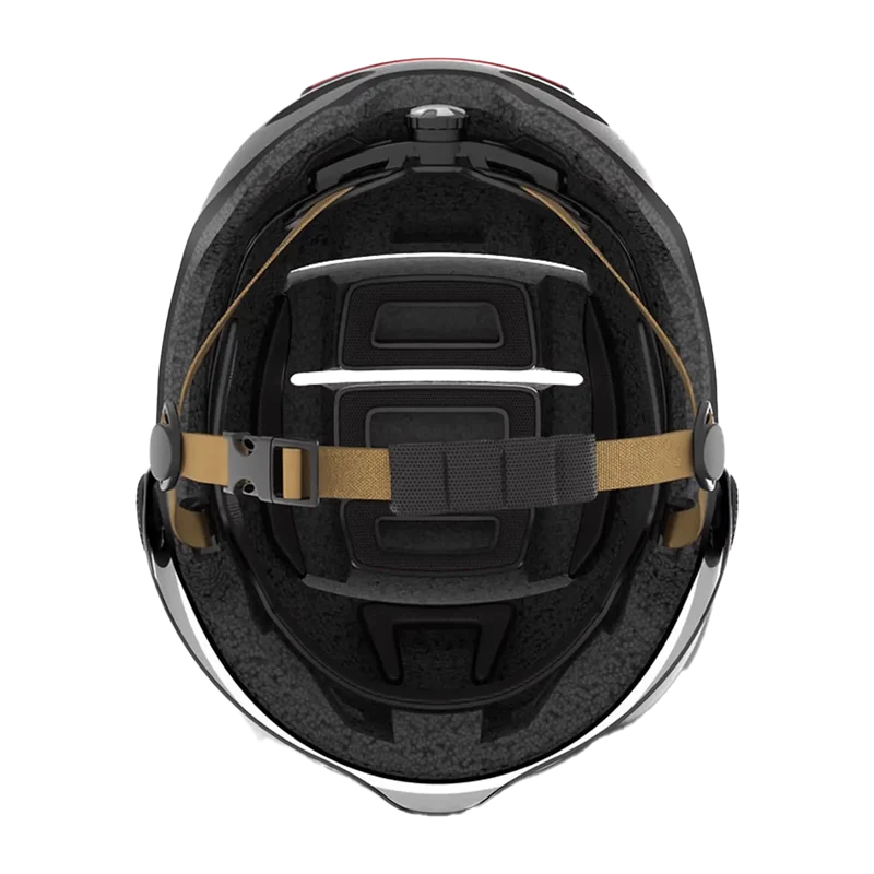 Fahrradhelm mit Visier, Bremslicht und SOS-Alarm
