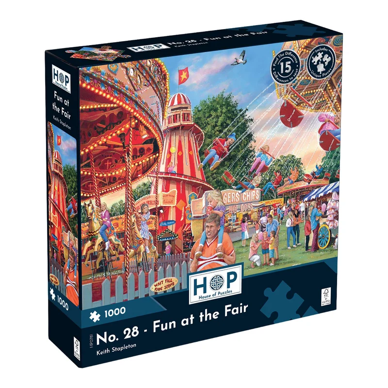 No.28 - Fun at the Fair Find The Difference 1000 Jigsaw Piece Puzzle