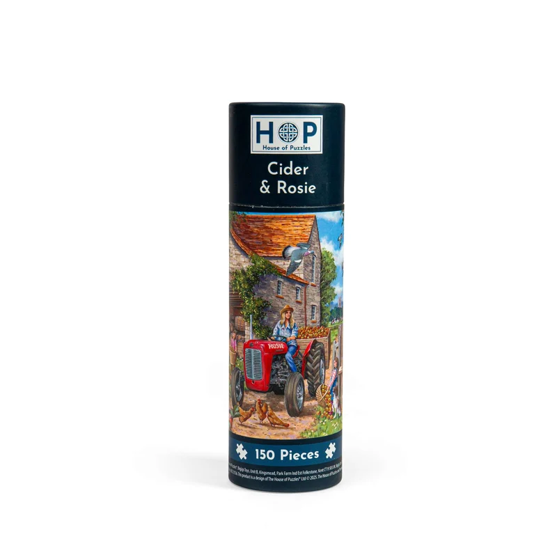 Cider & Rosie 150 Piece Mini Jigsaw Puzzle in a Tube