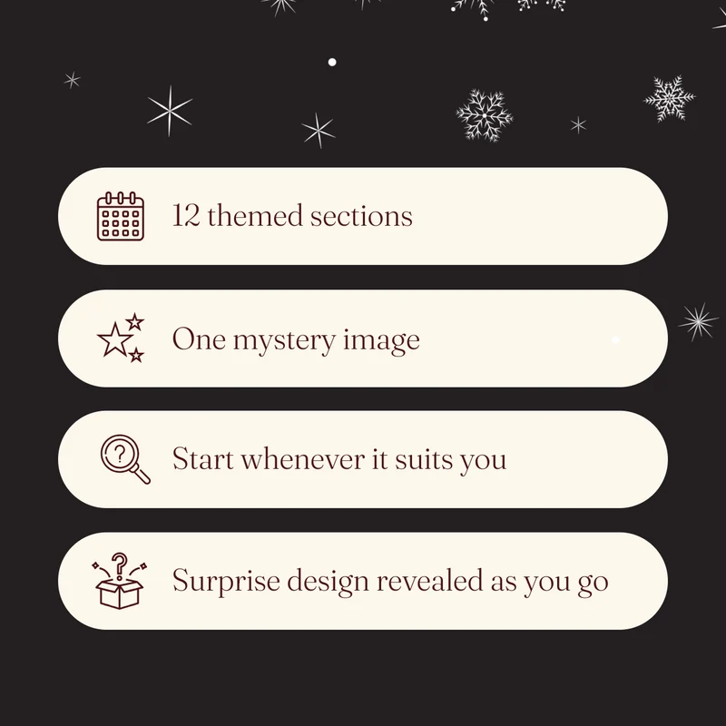 12 Days of Christmas Mystery Puzzle