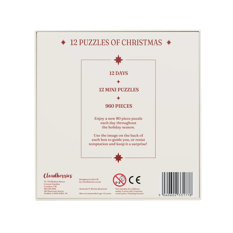 12 Mini Puzzles of Christmas