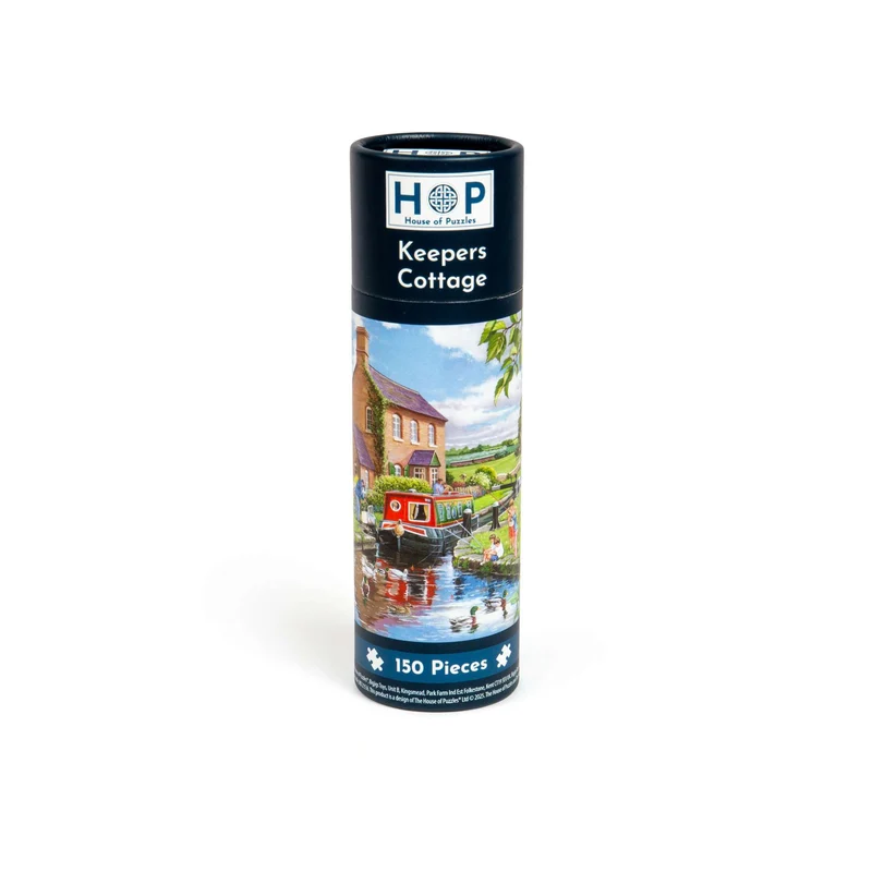 Keeper's Cottage 150 Piece Mini Jigsaw Puzzle in a Tube