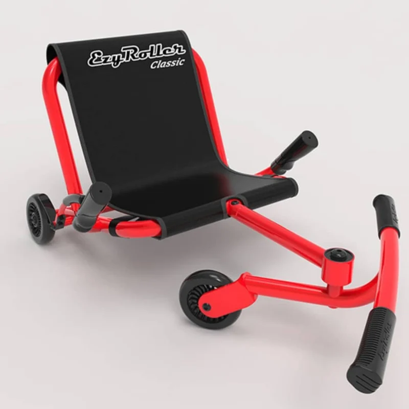 Kinderfahrzeug & Sitz-Gokart mit Beinantrieb - Classic Red (3-12 Jahre)