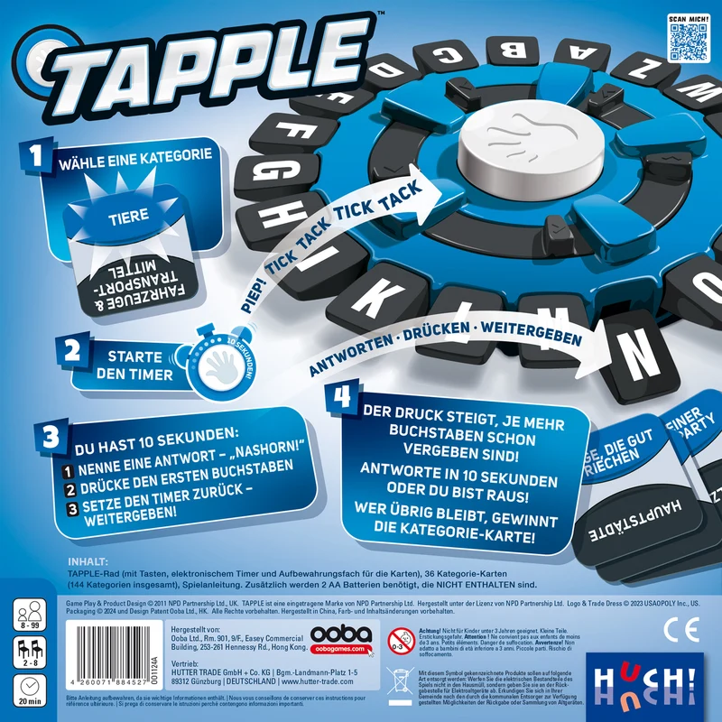 Tapple, deutsch