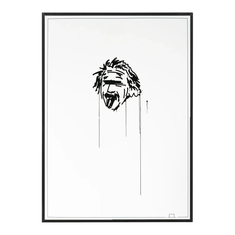 Kunstdruck Albert Einstein