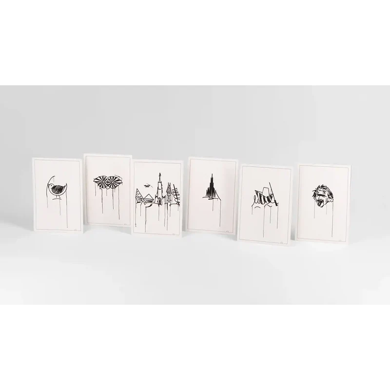 Postkarten Kunstdrucke 6er Set