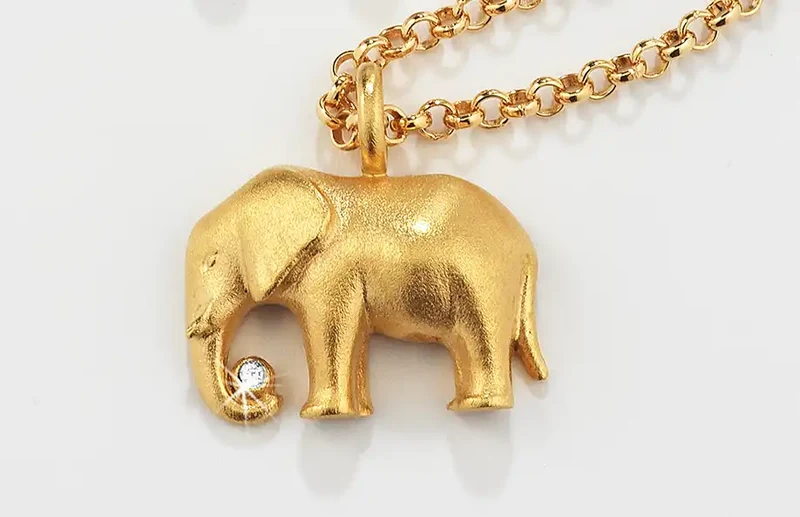 Collier "Glückselefant"
