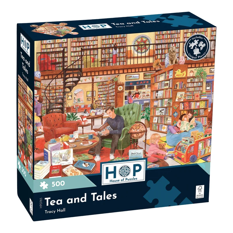 Tea and Tales 500 Piece Jigsaw Puzzle