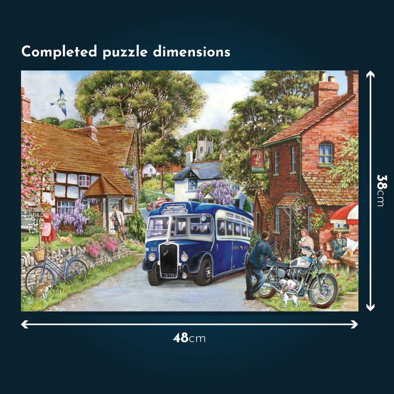 Tea and Tales 500 Piece Jigsaw Puzzle