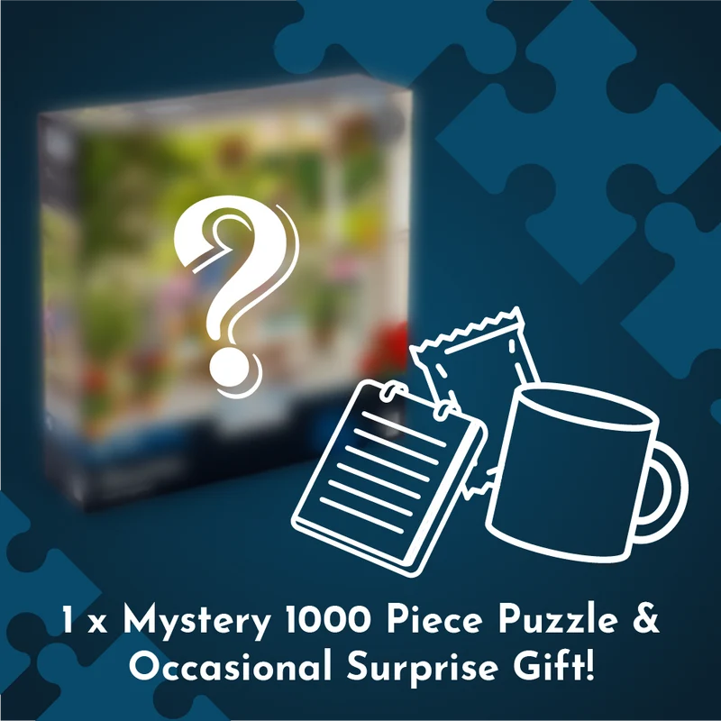 Monthly 1000-Piece Jigsaw Puzzle Subscription