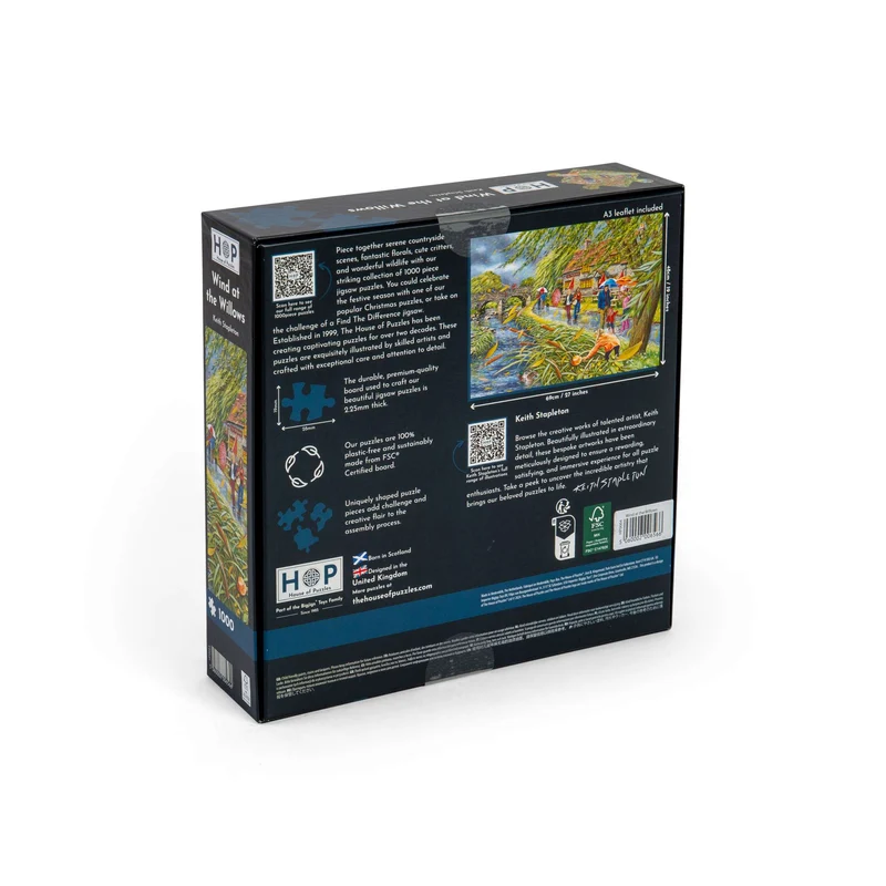 Wind at the Willows - 1000 Piece Jigsaw Puzzle