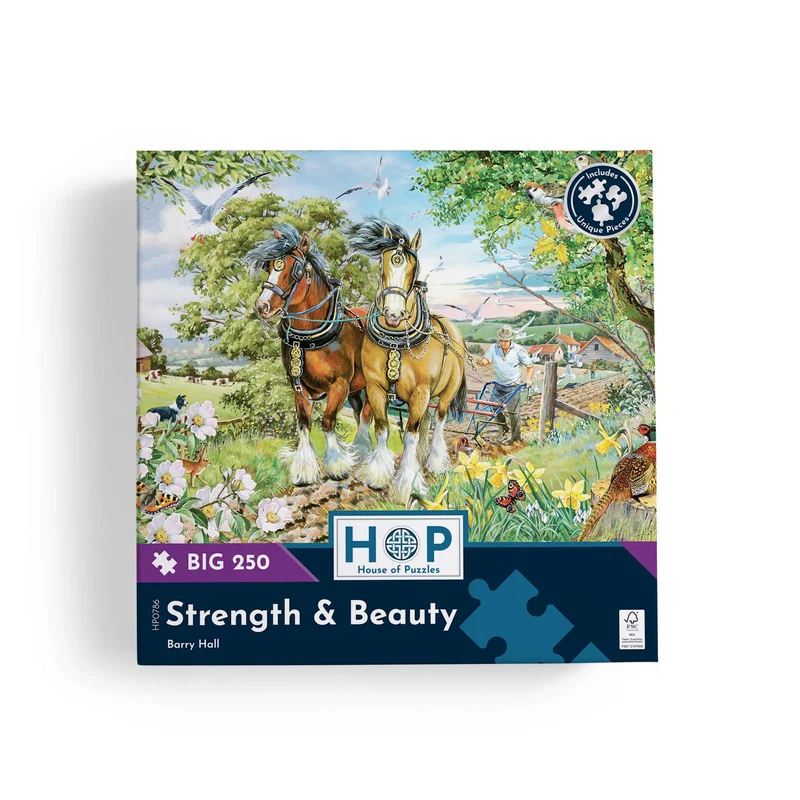 Strength & Beauty - BIG 250 Piece Jigsaw Puzzle