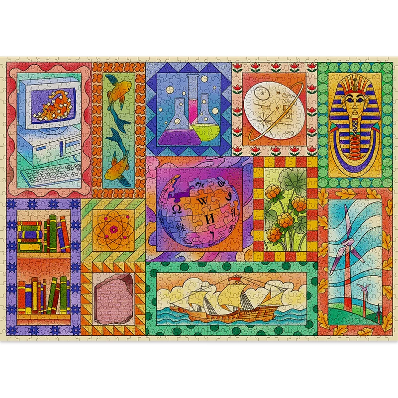 Wikipedia® 25 Puzzle (Limited Edition)