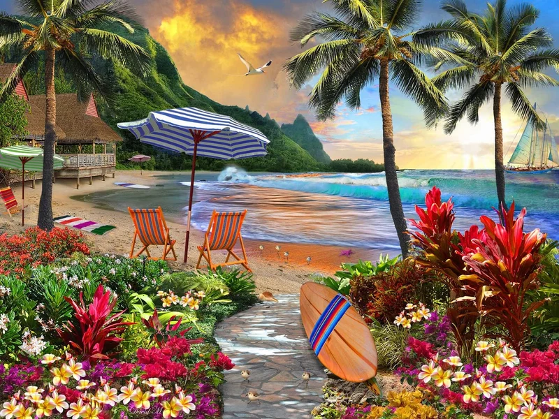 Hawaiian Seaside