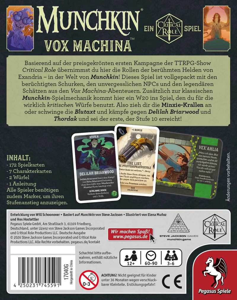 Vox Machina - Munchkin, deutsch