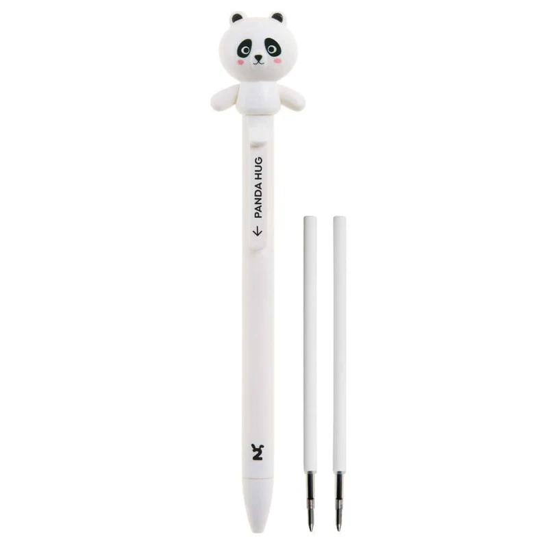 Kugelschreiber mit Ersatzminen – Panda