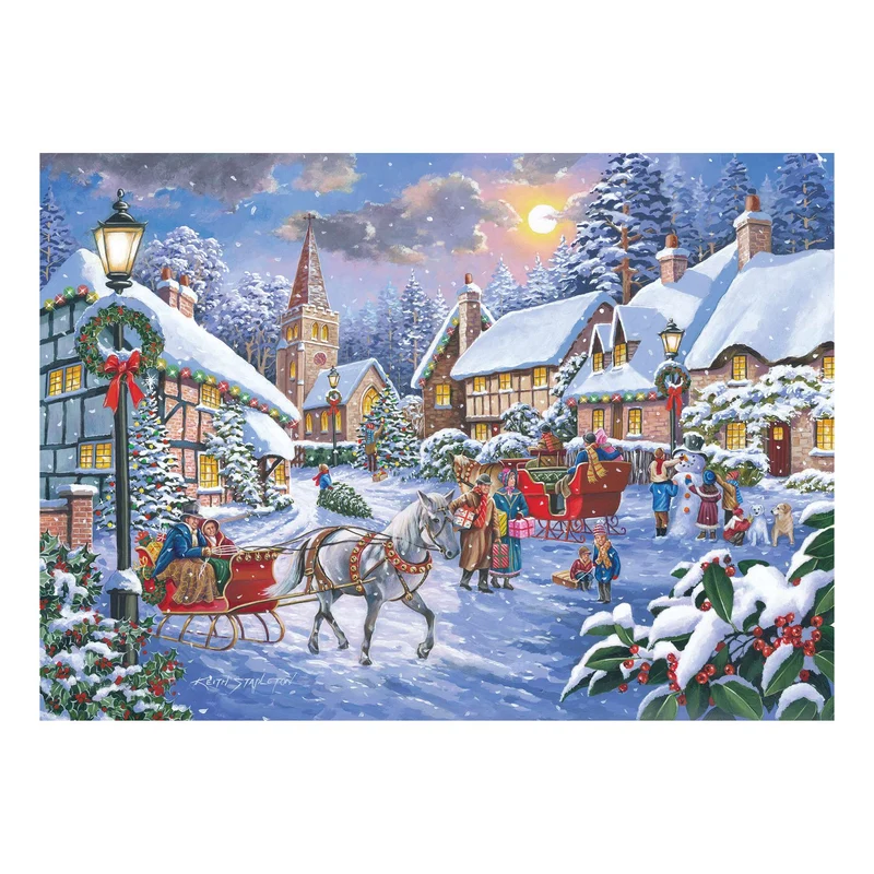 Christmas Is Coming - 2 x BIG 500 Piece