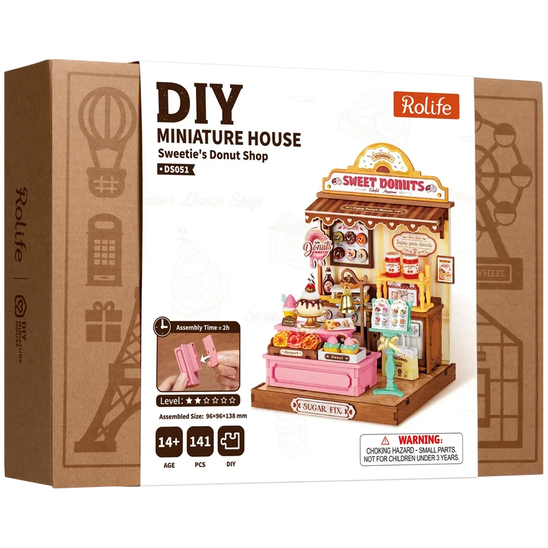 Robotime Sweetie's Donut Shop DS051
