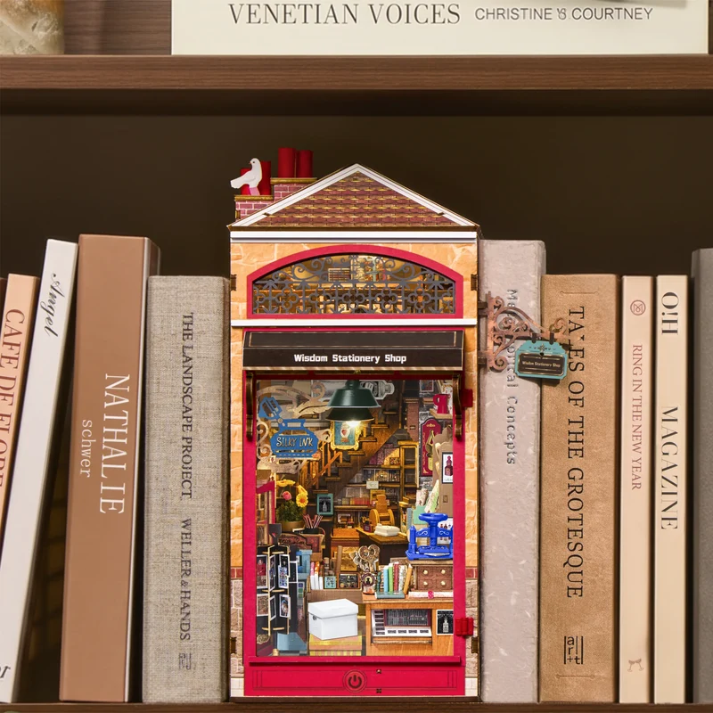 Robotime Book Nook Wisdom Stationery Shop TGB19