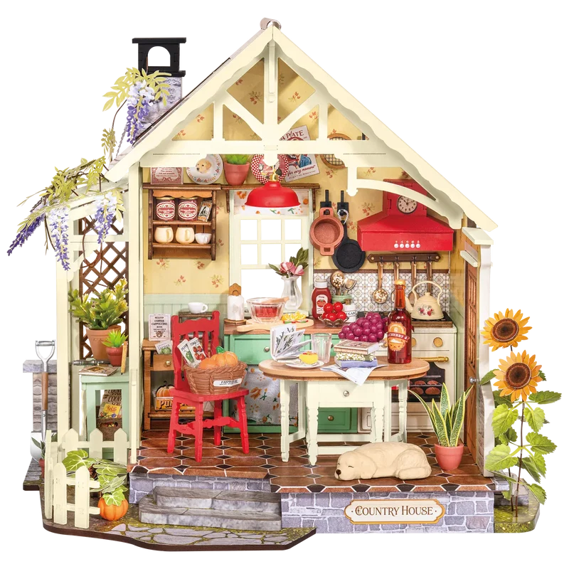 Robotime Sunlit Farmhouse Kitchen DH101