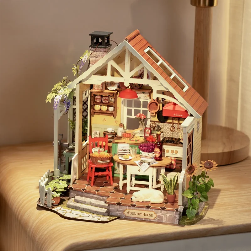 Robotime Sunlit Farmhouse Kitchen DH101