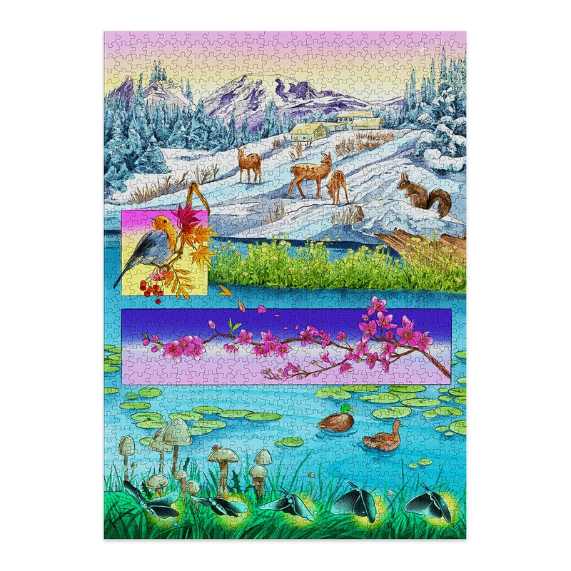 Nature Puzzle Bundle (3 x 1000 Piece Puzzles)
