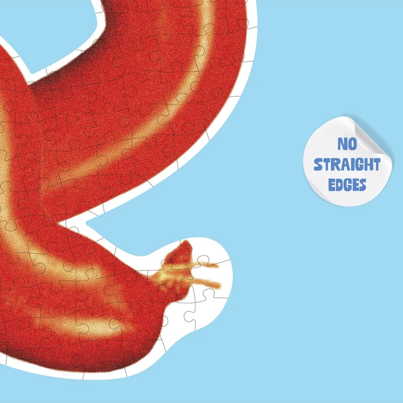 Big Sausage Shaped Puzzle (500 Pieces)