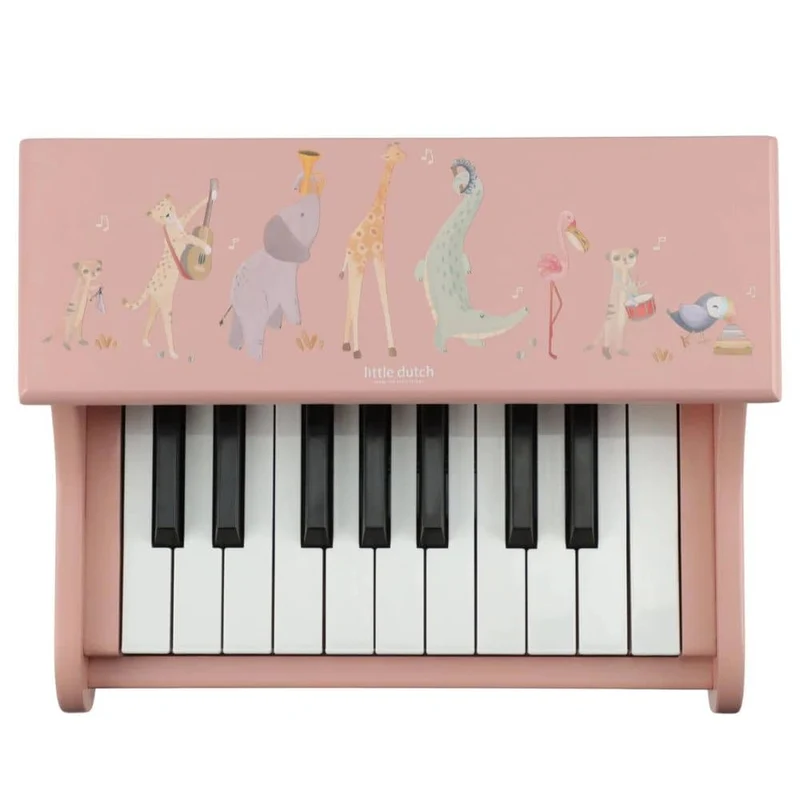 Holzklavier – Safari Friends, rosa