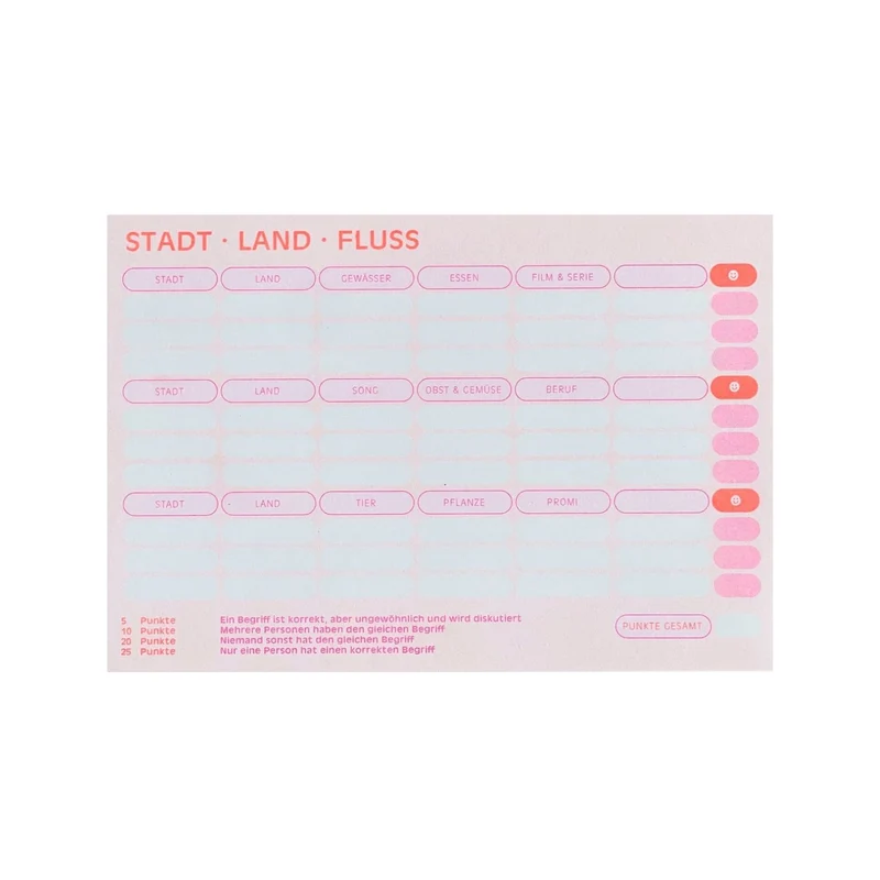 Stadt Land Fluss | Neon